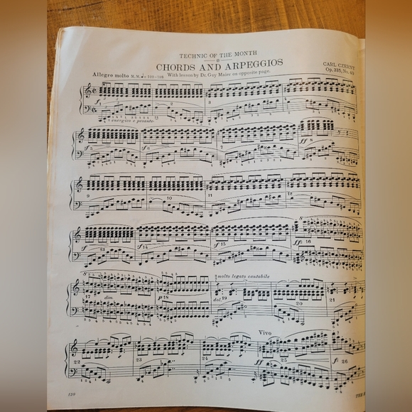 Antique Vintage The Etude Music Magazine Feb 1942 Issue Sheet Music Articles Ads - Picture 8 of 9